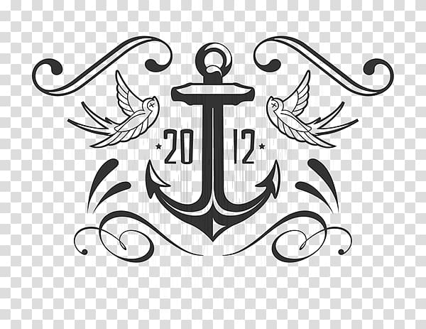 old school navy anchor tattoo