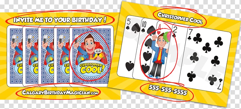 Game Magic Marketing Giveaway Card manipulation, Both Side transparent background PNG clipart