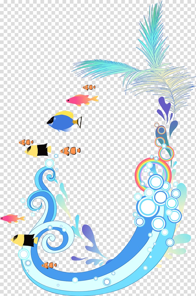Summer Illustration, summer vacation element lace pattern transparent background PNG clipart