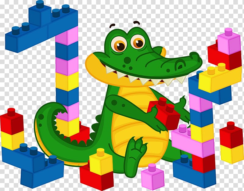 Child Coloring book, Crocodile stacked wood transparent background PNG clipart
