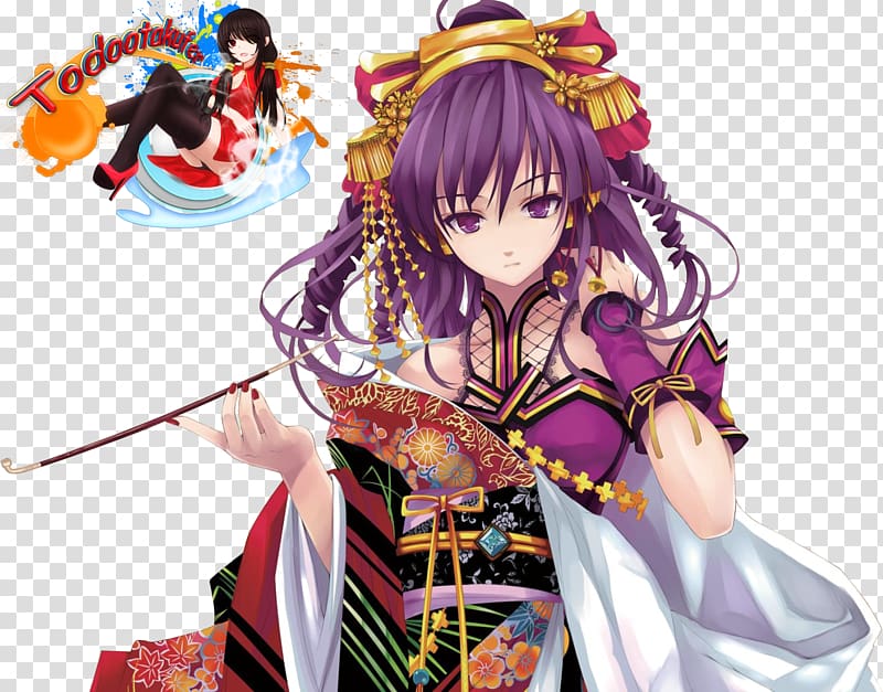 Fate/stay night Anime Character Desktop , kimono transparent background ...