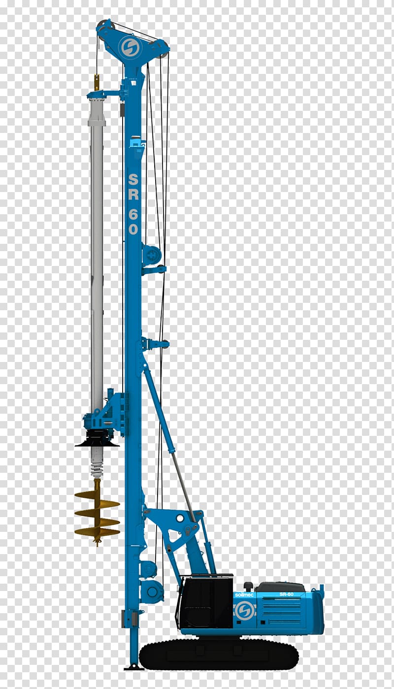 Soilmec Drilling rig Deep foundation Slurry wall Augers, Later transparent background PNG clipart