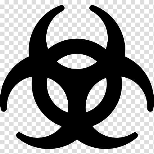 Biological hazard Symbol, symbol transparent background PNG clipart