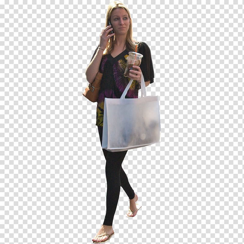 woman carrying eco bag, Architecture Rendering , Cutout People transparent background PNG clipart