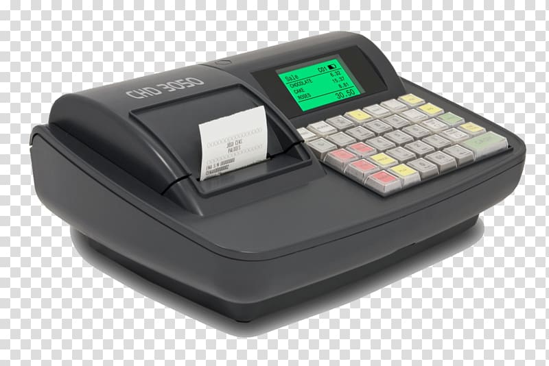 Cash register Point of sale Price Trade Cashier, printer transparent background PNG clipart