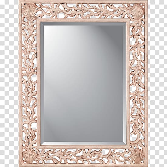 Paragon Coral Casual Wall Mirror Frames Rectangle , Coral Mirror Color transparent background PNG clipart