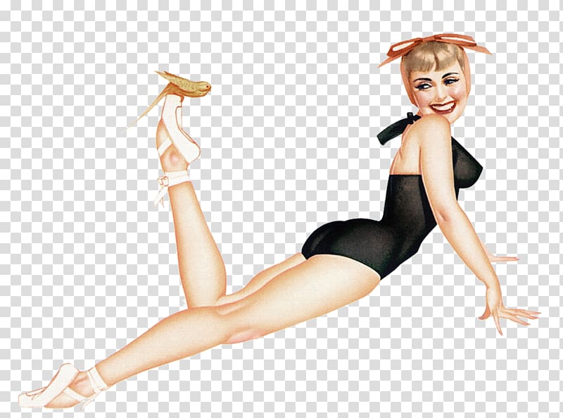Pin-up girl Retro style Esquire Artist, others transparent background PNG clipart