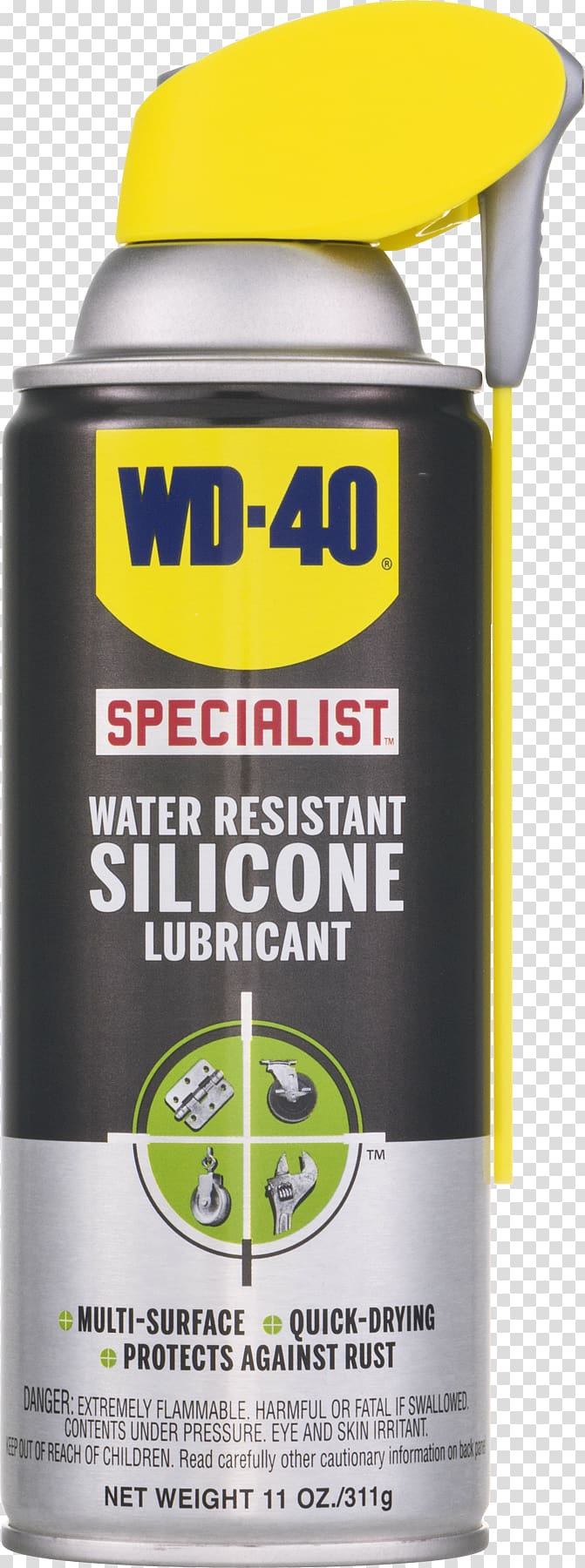 Lubricant WD-40 Aerosol spray Silicone Penetrating oil, others transparent background PNG clipart