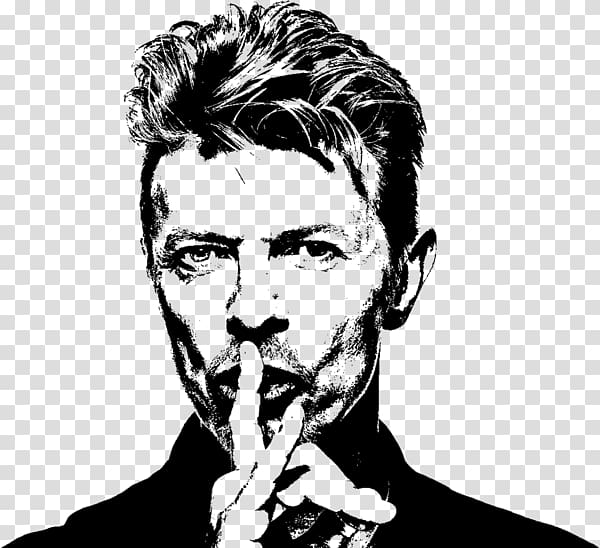 Art Painting Music Private collection Stencil, Bowie transparent background PNG clipart