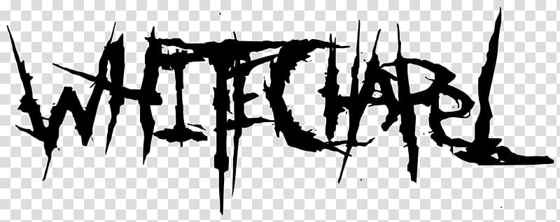 Whitechapel Deathcore Logo Heavy metal, non violence transparent background PNG clipart