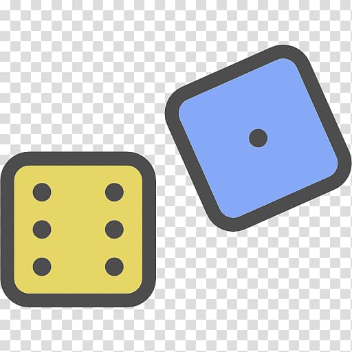 Yahtzee Dice Icon, Cartoon dice transparent background PNG clipart