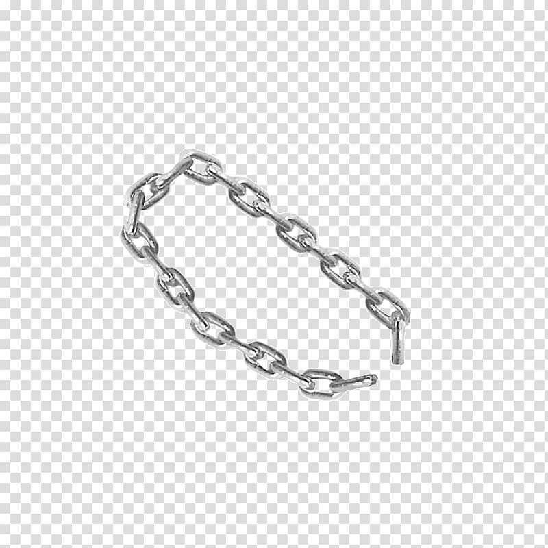 Bracelet Silver Body Jewellery Chain, silver transparent background PNG clipart