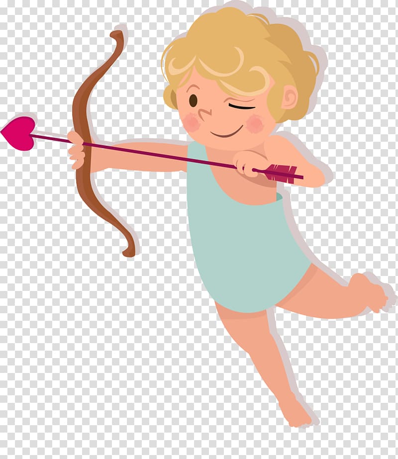 Cupid Adobe Illustrator Illustration, Cute Cupid material transparent background PNG clipart