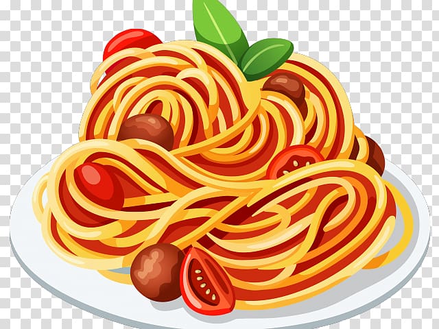 Spaghetti with meatballs Pasta Italian cuisine Bolognese sauce , flour transparent background PNG clipart
