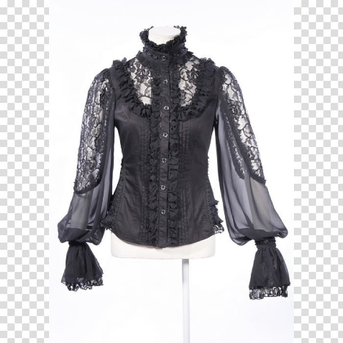 Victorian era Steampunk Blouse Ruffle Gothic fashion, corset transparent background PNG clipart