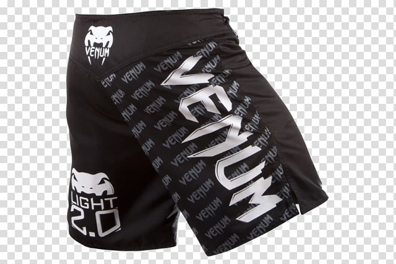 Venum Mixed martial arts Shorts Trunks Boxing, leather shorts show transparent background PNG clipart