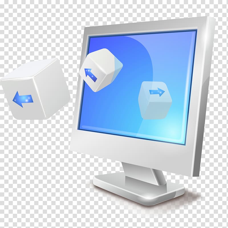 Computer monitor Display device Desktop computer Icon, Silver computer screen transparent background PNG clipart