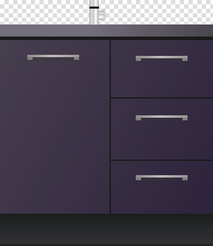 Chest of drawers Sideboard Filing cabinet, Kitchen cabinets transparent background PNG clipart