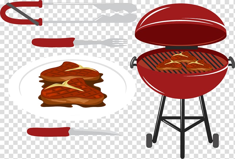 Barbecue Beefsteak Chuan Roasting, Related Barbecue transparent background PNG clipart