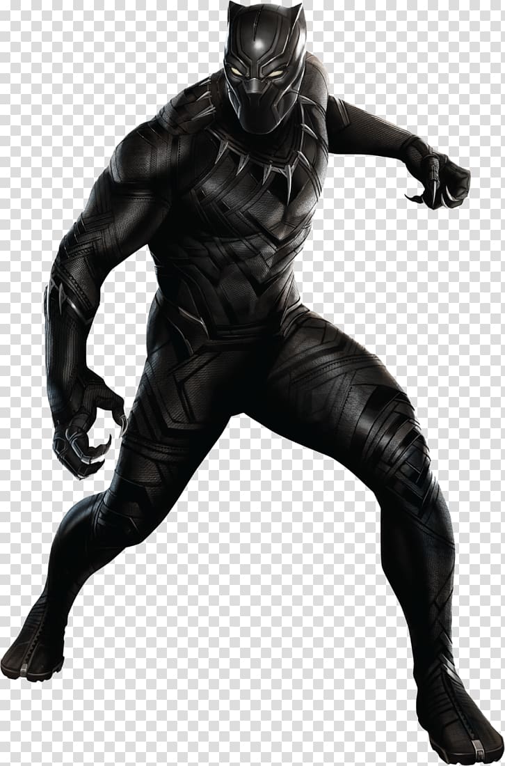 Marvel Black Panther illustration, Black Panther Captain America Costume Cosplay Superhero, Black Panther File transparent background PNG clipart