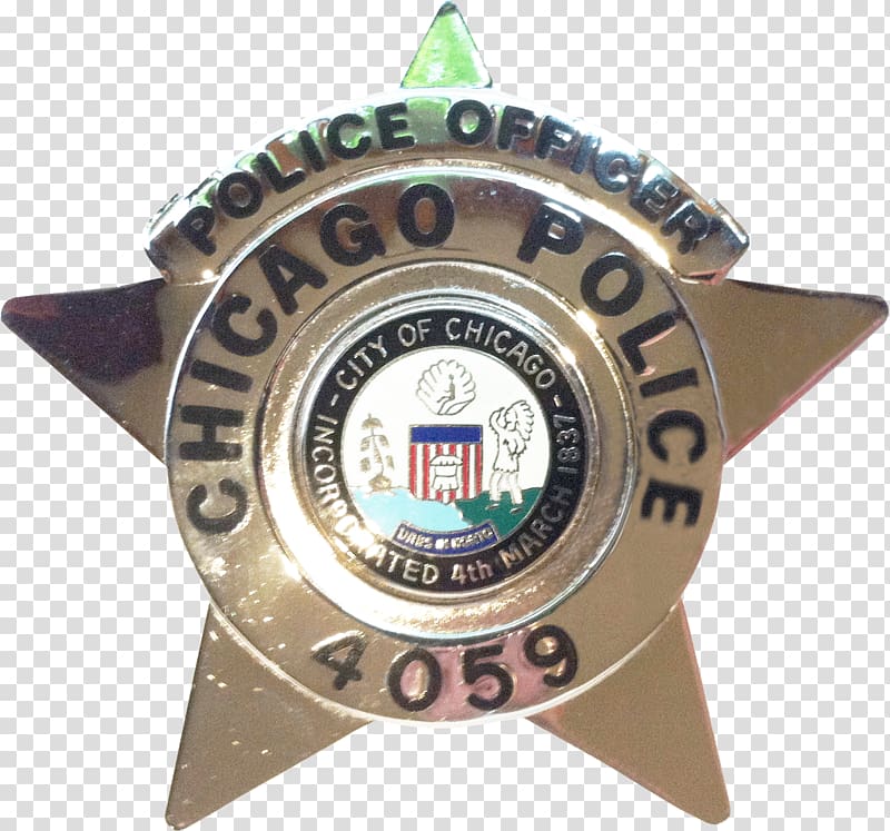 Badge Chicago Police Department Police Officer Officer