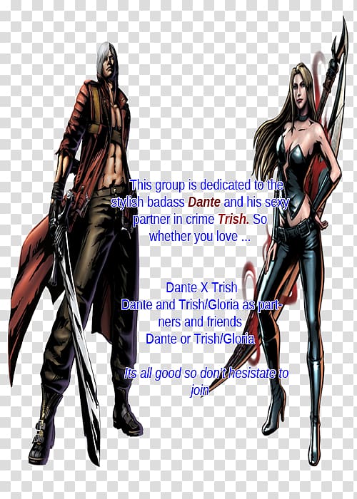 DmC: Devil May Cry Devil May Cry 4 Trish Dante Vergil, dmc trish transparent background PNG clipart