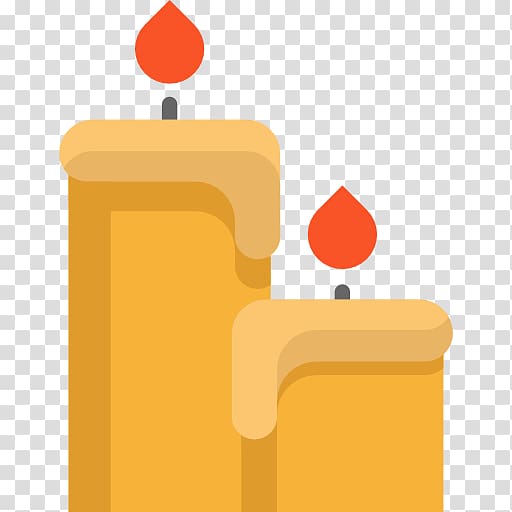 Yellow , Church Candles transparent background PNG clipart