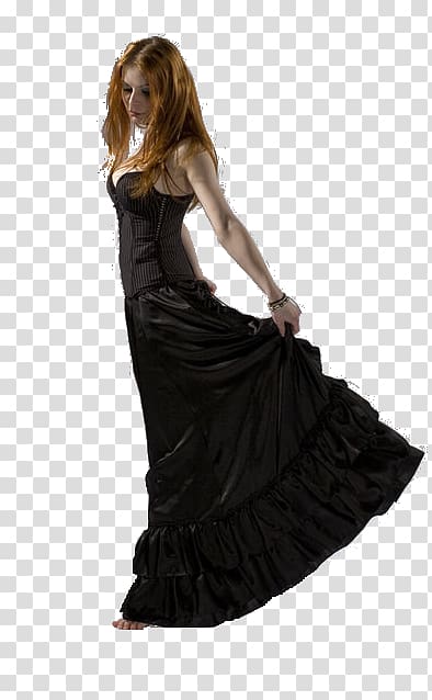 Scape Dress Girl, Fantasy light transparent background PNG clipart
