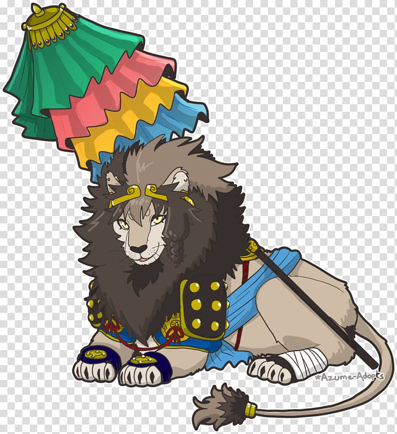 Drawing Art Asiatic lion Ashtamangala, others transparent background PNG clipart