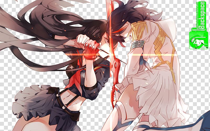 Ryuko Matoi Satsuki Kiryuin Senketsu Tsumugu Kinagase Anime, kill transparent background PNG clipart