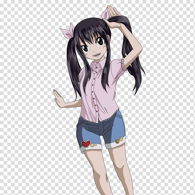 Wendy Marvell Erza Scarlet Anime Fairy Tail Chibi, Anime transparent background PNG clipart