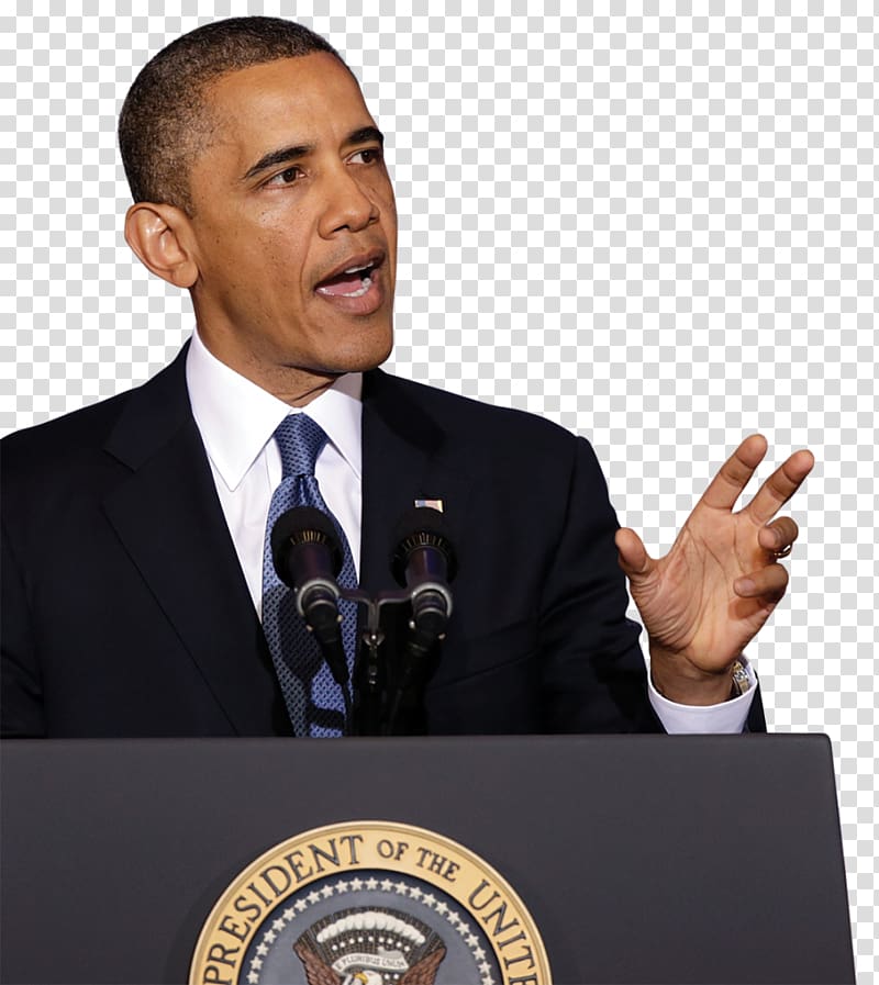 Barack Obama transparent background PNG clipart