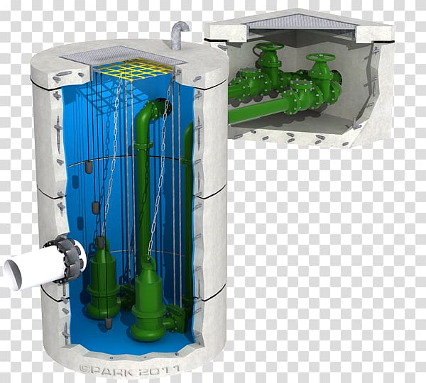 Submersible pump Injector Pumping Station Sewage pumping, water transparent background PNG clipart