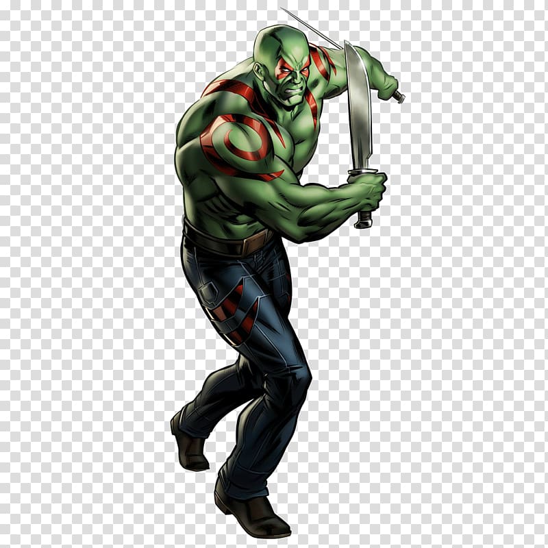 Marvel: Avengers Alliance Iron Man Drax the Destroyer Thanos Marvel Comics, dave bautista transparent background PNG clipart