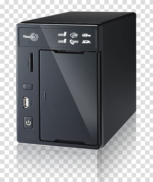 Dell Network Storage Systems Thecus Technology N2800 Computer Servers, high end cards transparent background PNG clipart