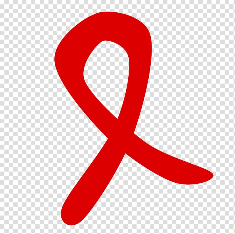 Red ribbon World AIDS Day HIV, arbitro transparent background PNG clipart