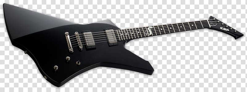 Electric guitar ESP James Hetfield Gibson Les Paul Custom ESP Guitars, electric guitar transparent background PNG clipart