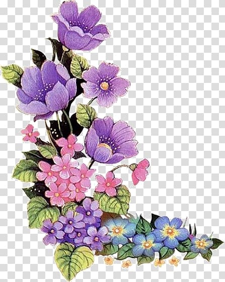 pink and purple flowers illustration, Flower , flower transparent background PNG clipart