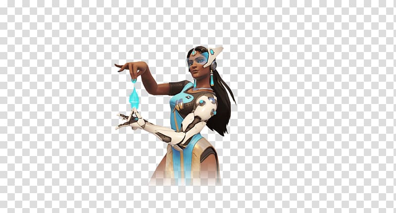 Overwatch character illustration, Symmetria transparent background PNG clipart