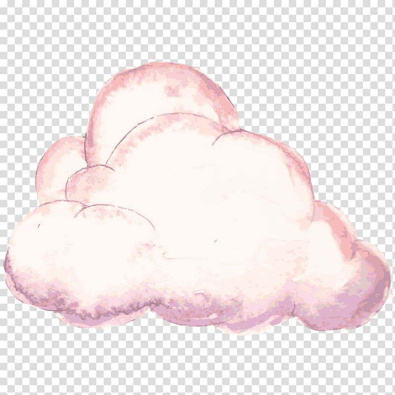 watercolor cartoon clouds transparent background PNG clipart