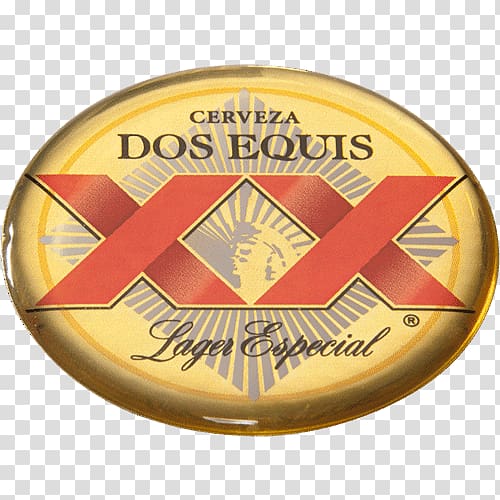 Cuauhtémoc Moctezuma Brewery Beer Dos Equis Label Sticker, beer transparent background PNG clipart