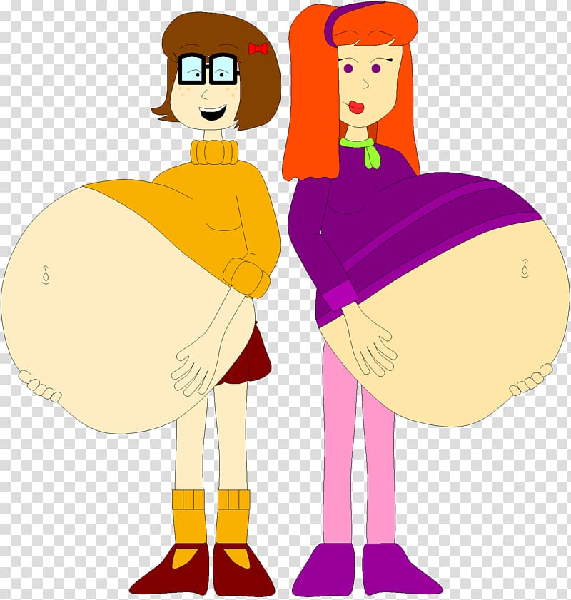 Daphne Blake Velma Dinkley Fred Jones Shaggy Rogers Scooby-Doo, fat transparent background PNG clipart