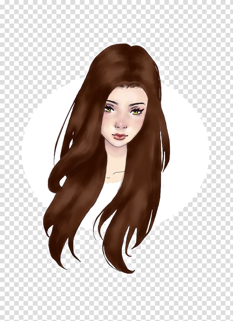 Forehead Hair coloring Brown hair Black hair, hair transparent background PNG clipart