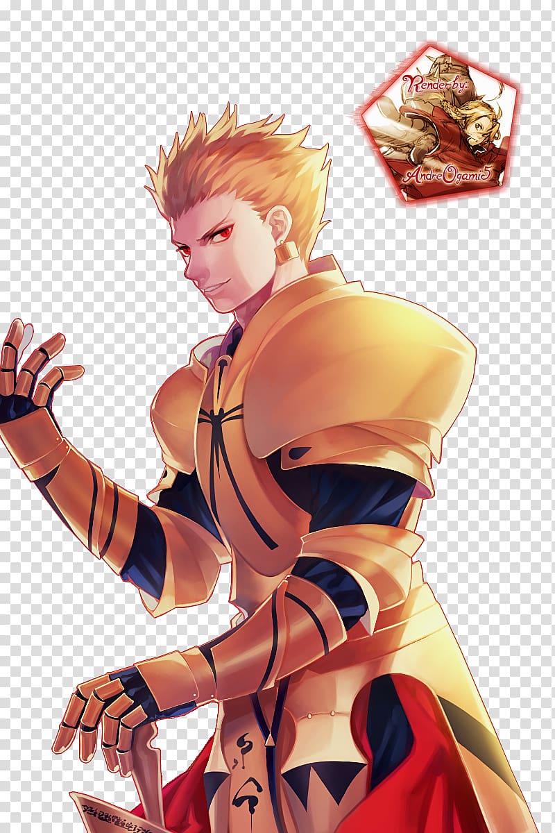 Fate/stay night Fate/Zero Gilgamesh Fate/Grand Order Saber, gilgamesh transparent background PNG clipart