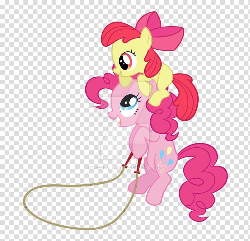 Pony Apple Bloom Pinkie Pie Jump Ropes , others transparent background PNG clipart