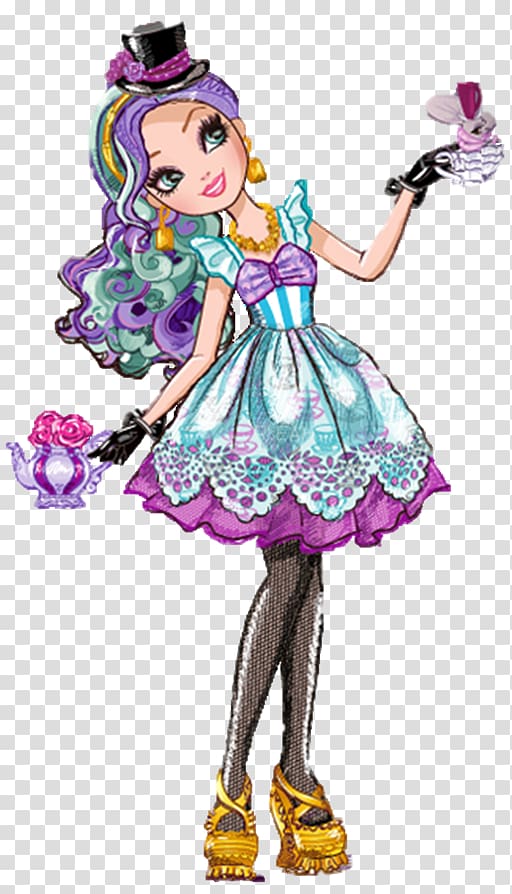 The Mad Hatter Ever After High Legacy Day Apple White Doll Ever After High Legacy Day Raven Queen Doll, doll transparent background PNG clipart