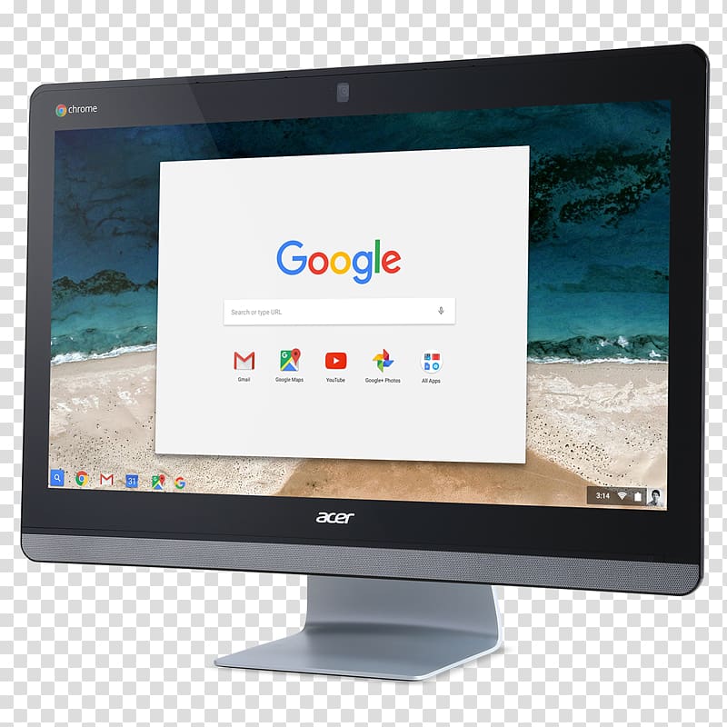 Acer Chromebase 24 23.8 inch Intel Celeron 3215U All-in-one Acer Chromebase 24 23.8 inch Intel Celeron 3215U Chrome OS, intel transparent background PNG clipart