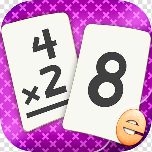 Flashcard Multiplication Game Division Learning, Mathematics transparent background PNG clipart