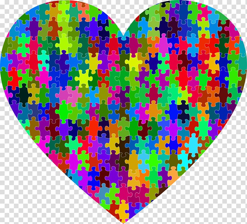 Jigsaw Puzzles Heart Awareness Desktop , puzzle transparent background PNG clipart