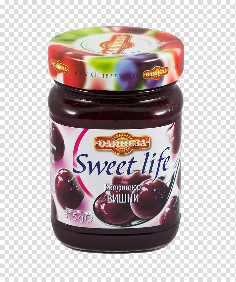 Marmalade Olinesa Premium Ltd. Lekvar Jam Cherry, cherry transparent background PNG clipart